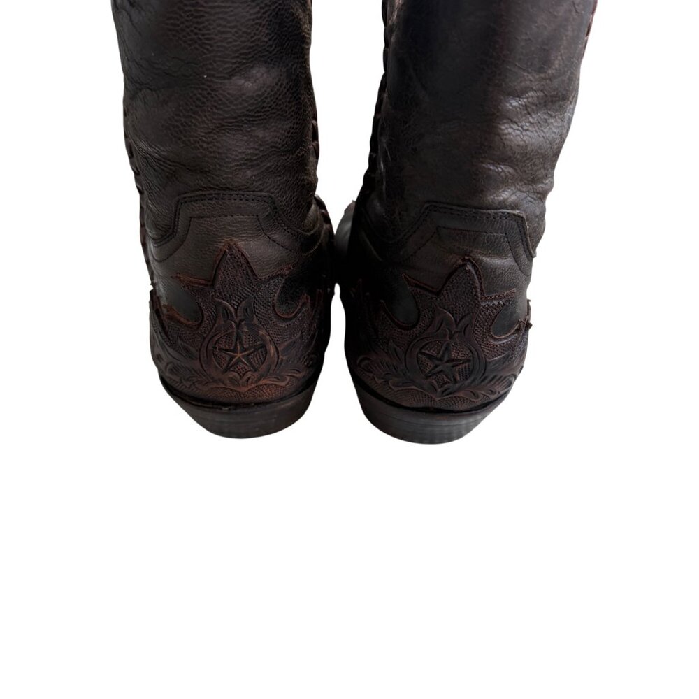 Old Gringo Julian Hand Tooled Cowboy Boots Men’s Size 8.5 D Women’s Size 10 - Picture 10 of 16
